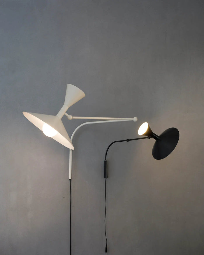 Adjustable Swing Arm Metal Wall Light