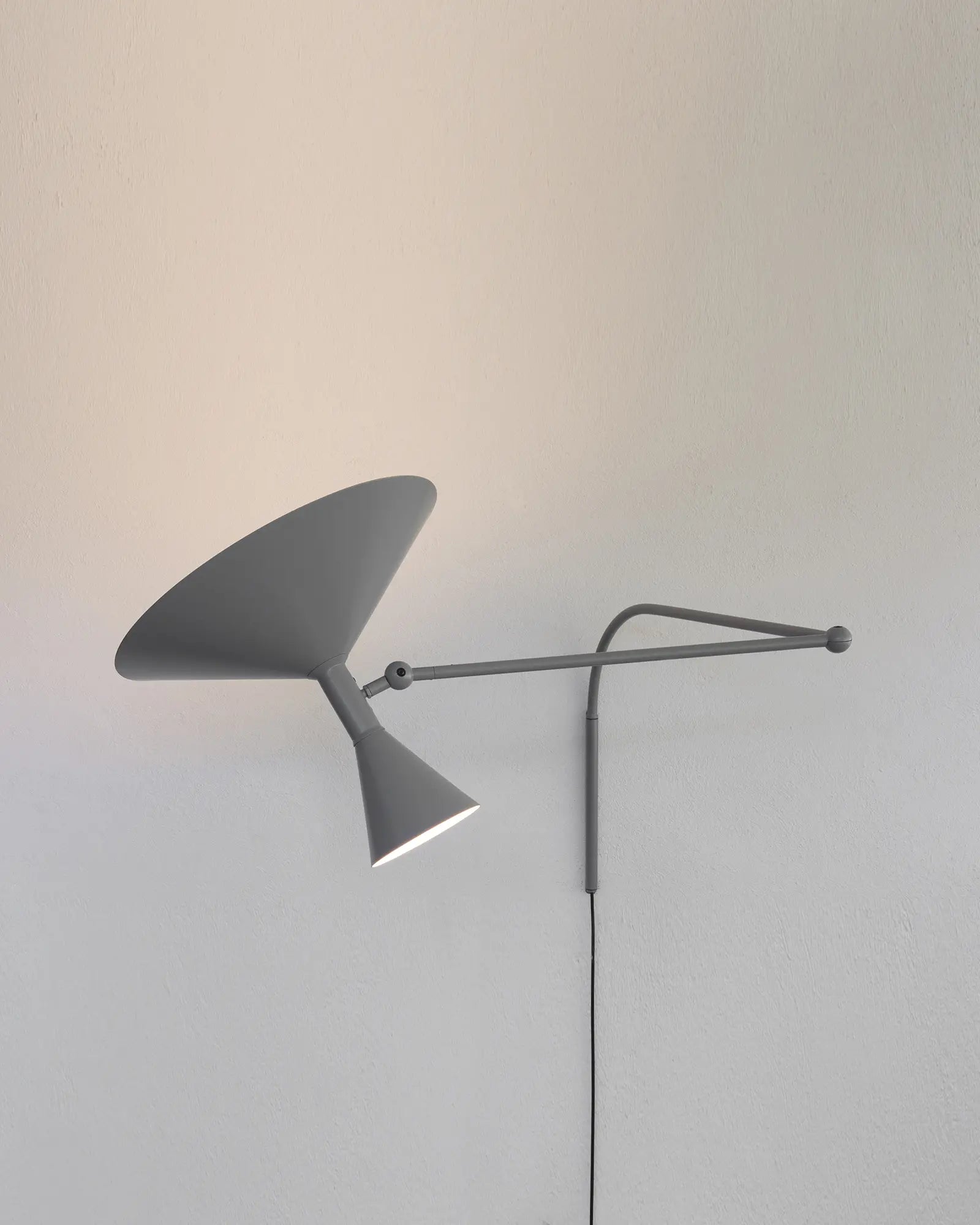 Adjustable Swing Arm Metal Wall Light