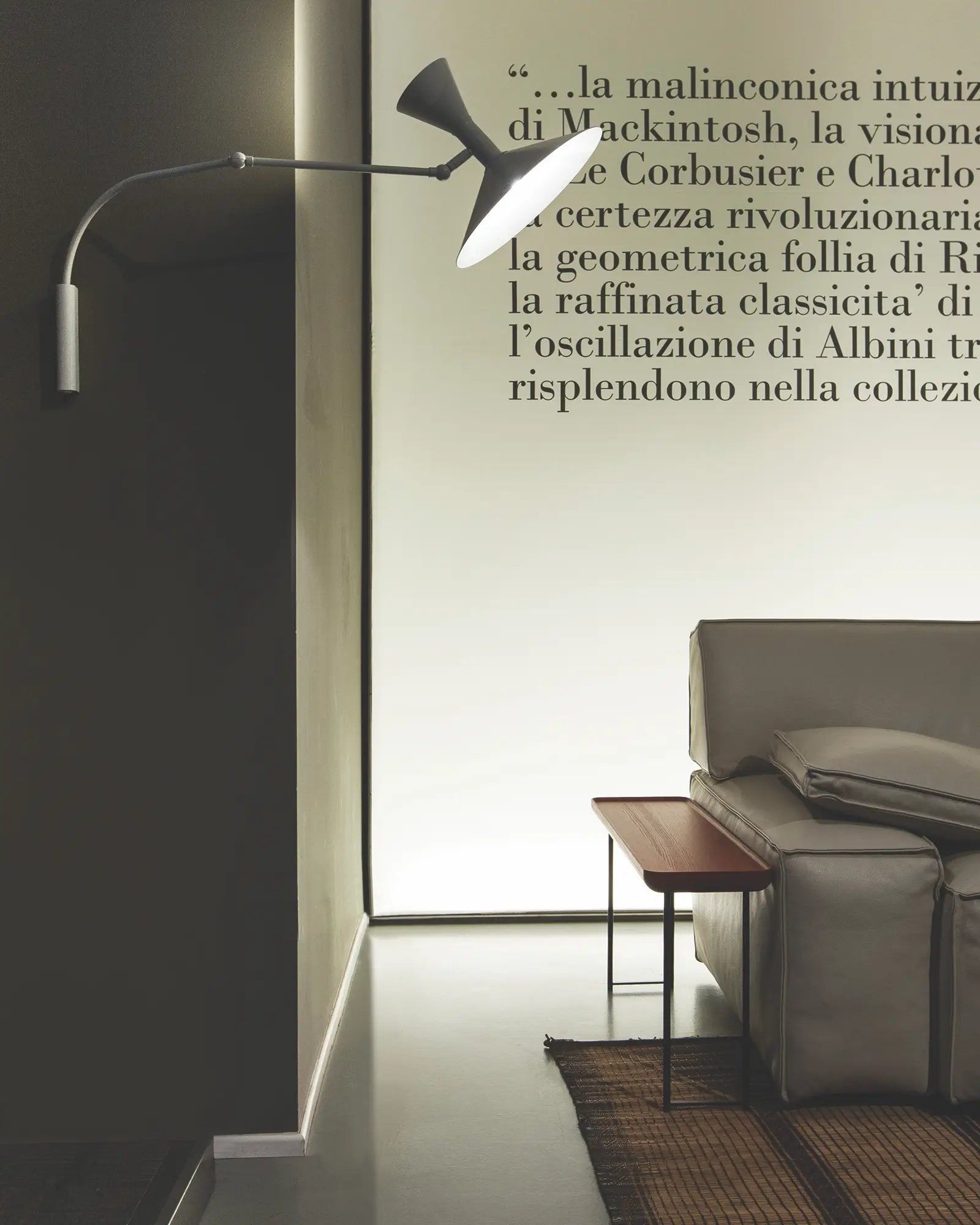 Adjustable Swing Arm Metal Wall Light