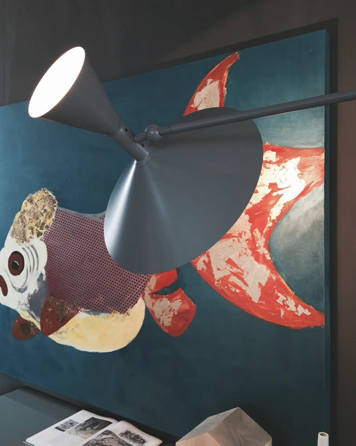 Adjustable Swing Arm Metal Wall Light