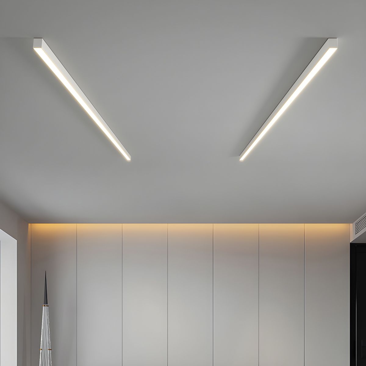 Adjustable Linear LED Flush Mount Wall Light