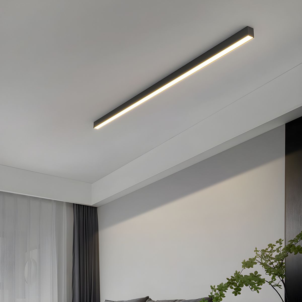 Adjustable Linear LED Flush Mount Wall Light