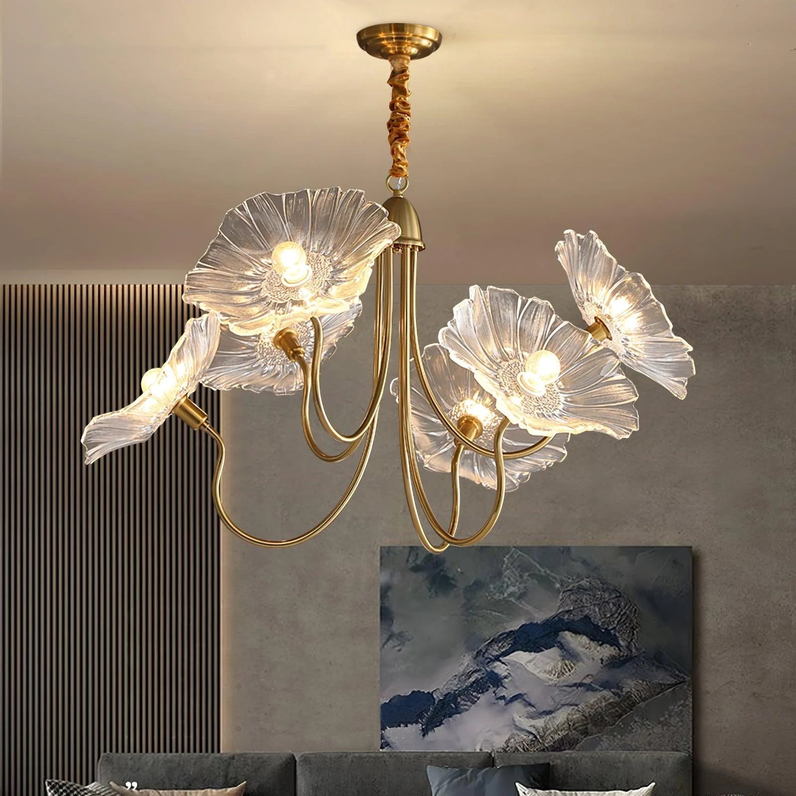 Lotus Leaf Chandelier Elegant