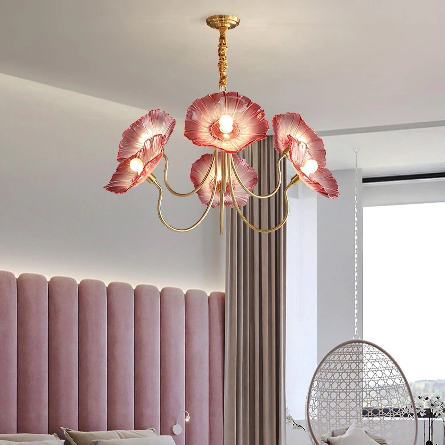 Lotus Leaf Chandelier Elegant