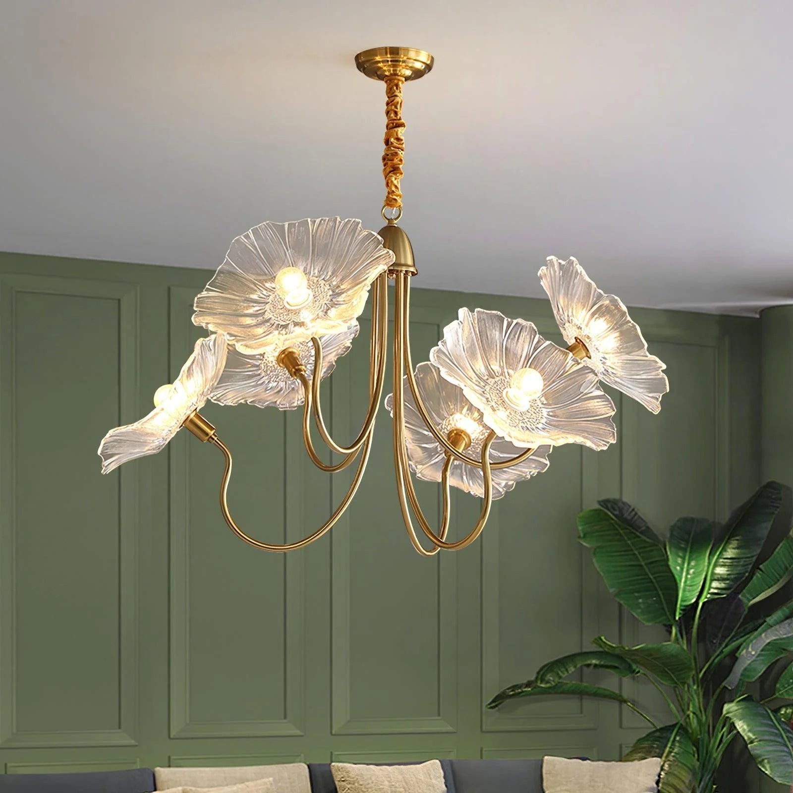 Lotus Leaf Chandelier Elegant