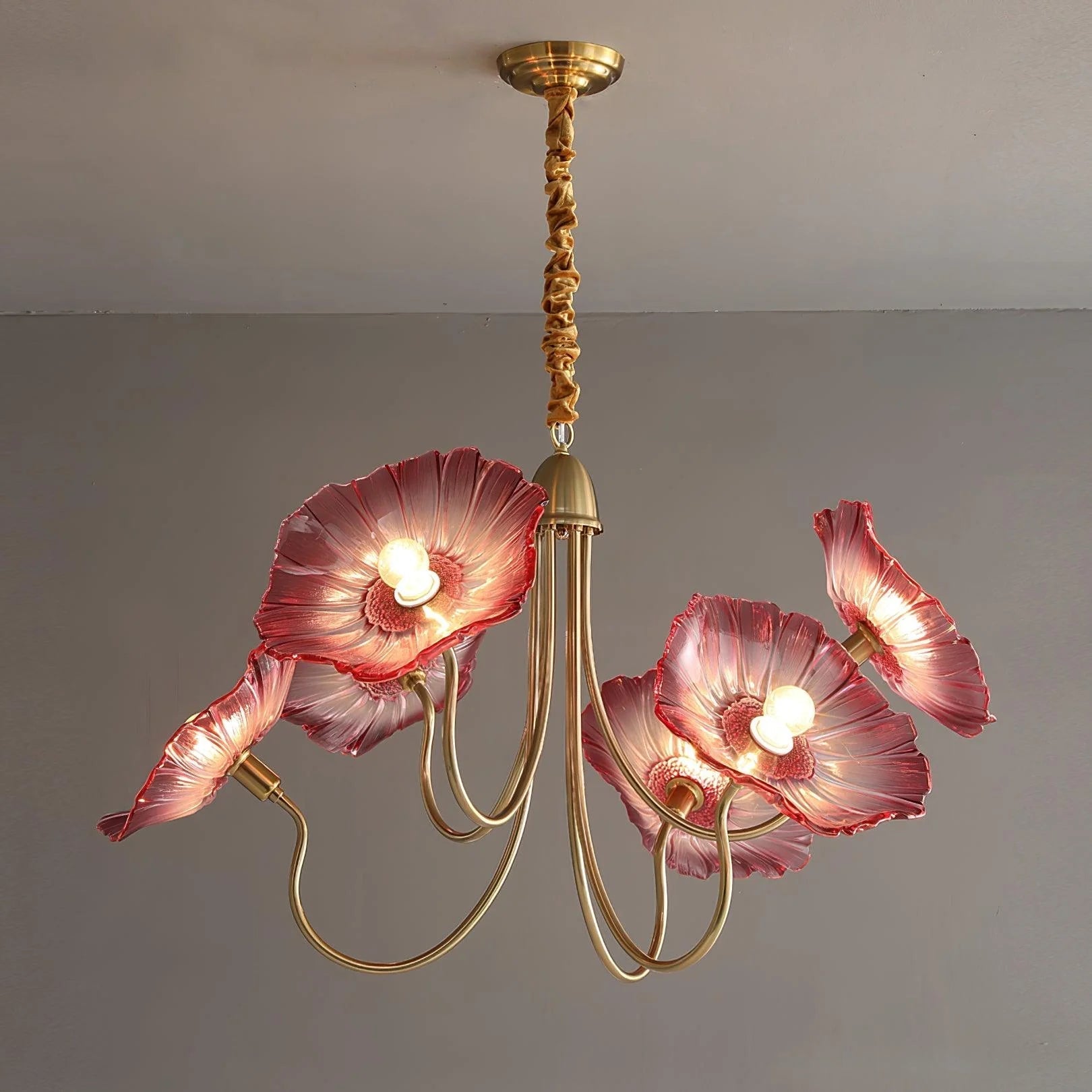 Lotus Leaf Chandelier Elegant
