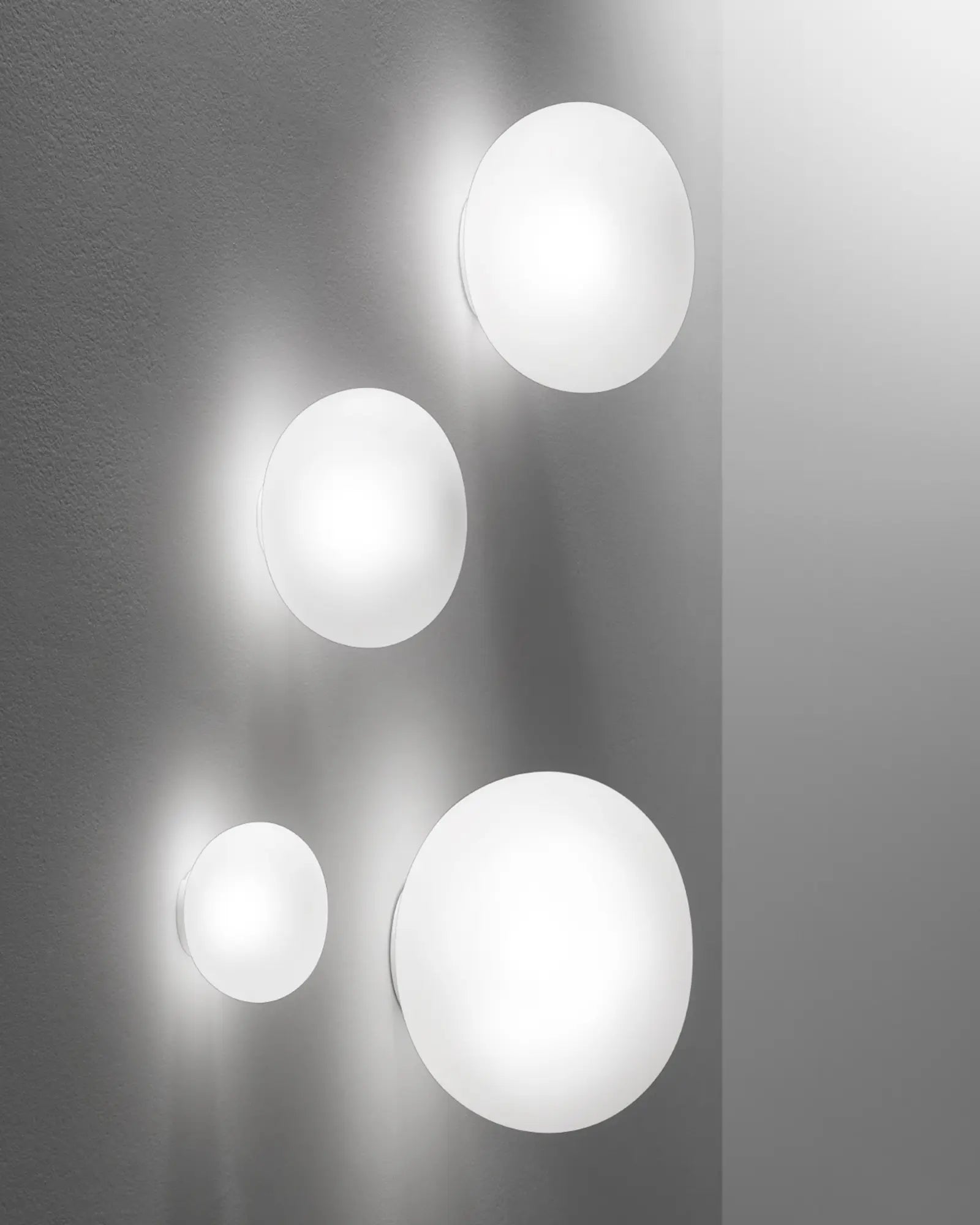 Opal Glass Disc Wall Light