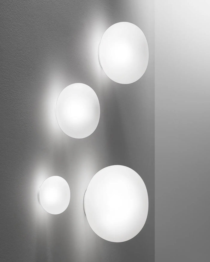 Opal Glass Disc Wall Light