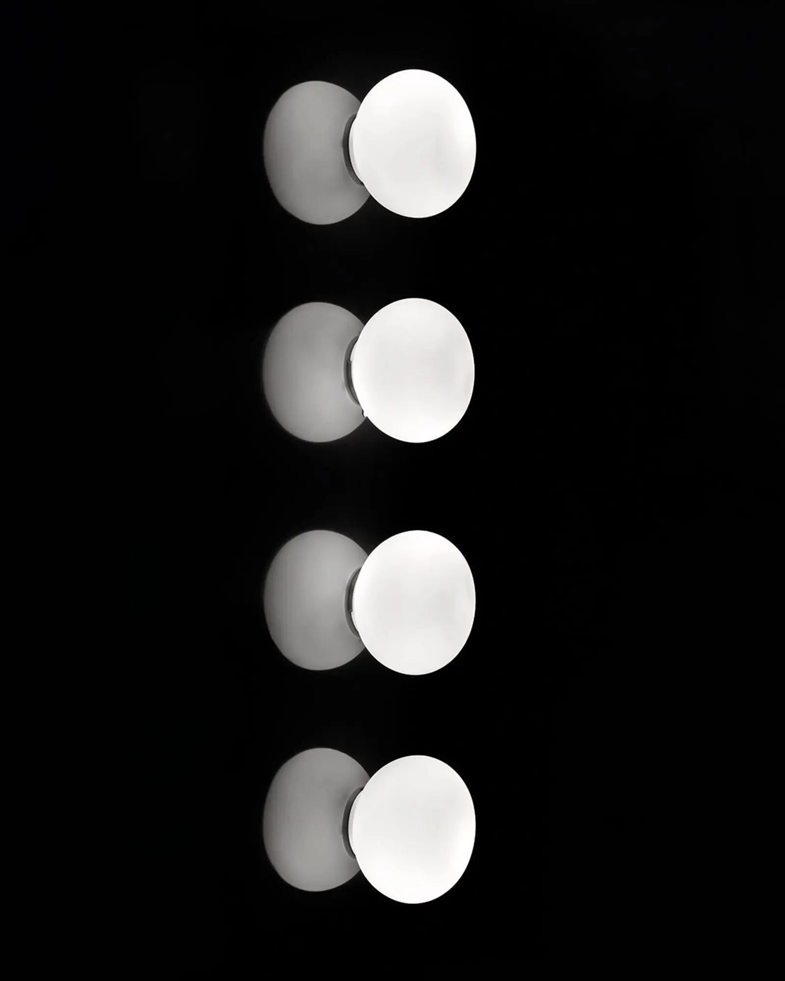 Opal Glass Disc Wall Light