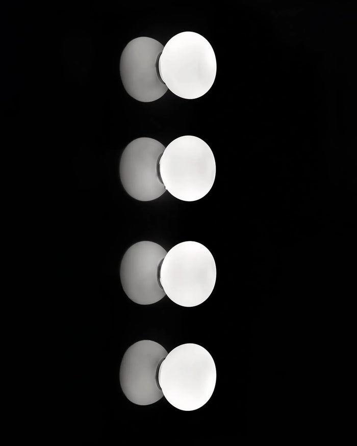 Opal Glass Disc Wall Light