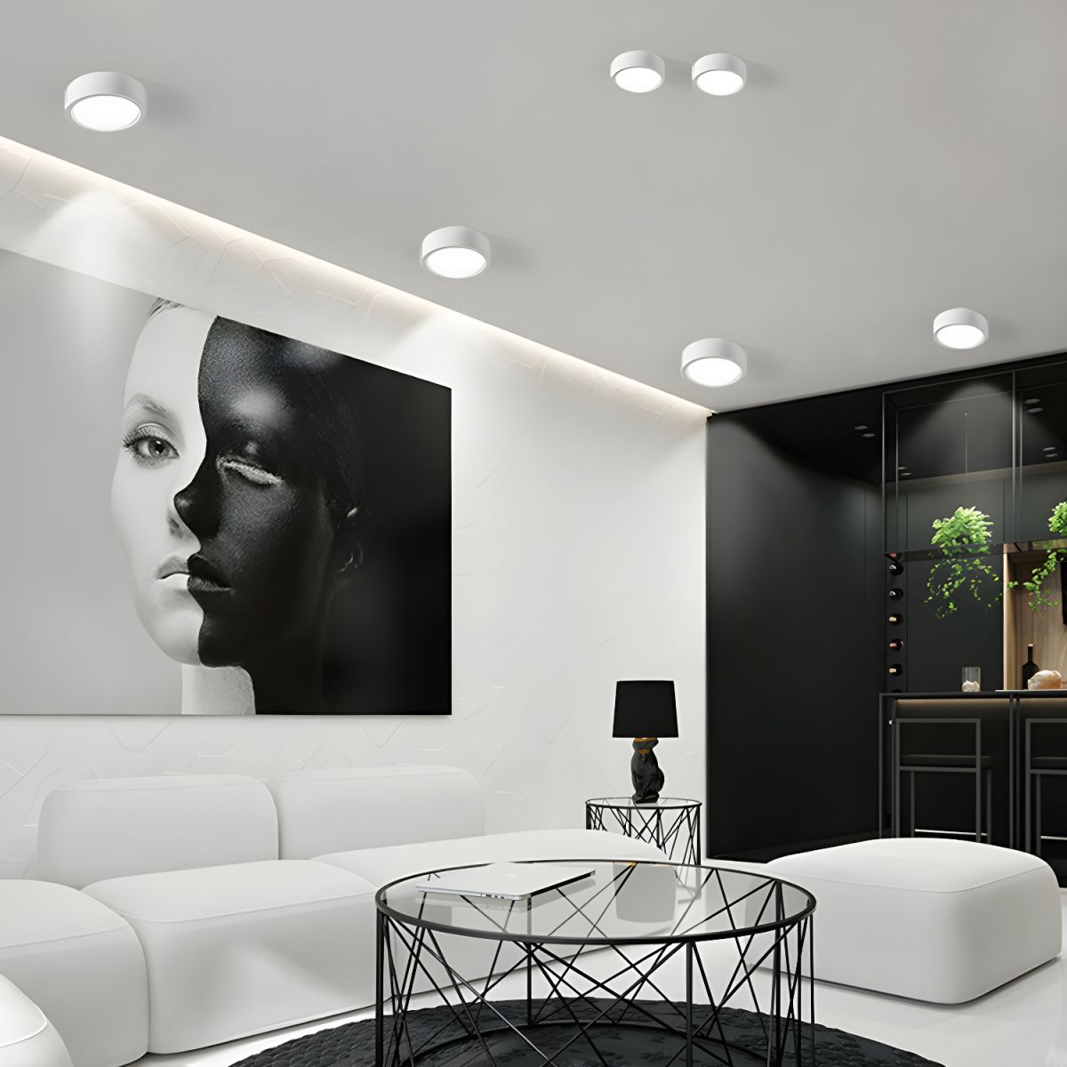 Round Compact LED Surface Mounted Downlight