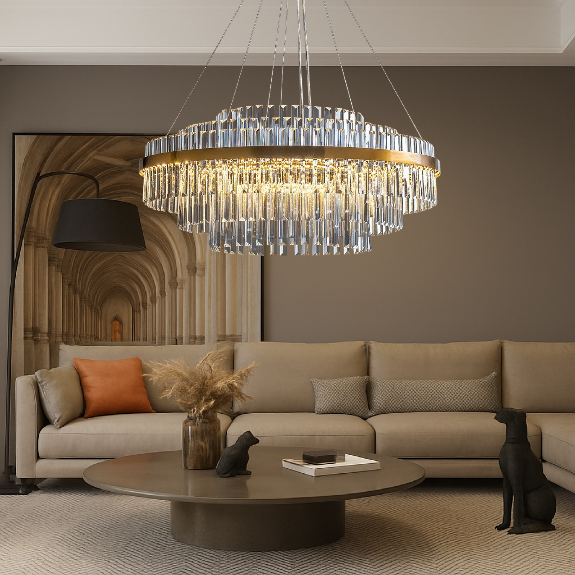 Crystal Chandelier for Modern Interiors