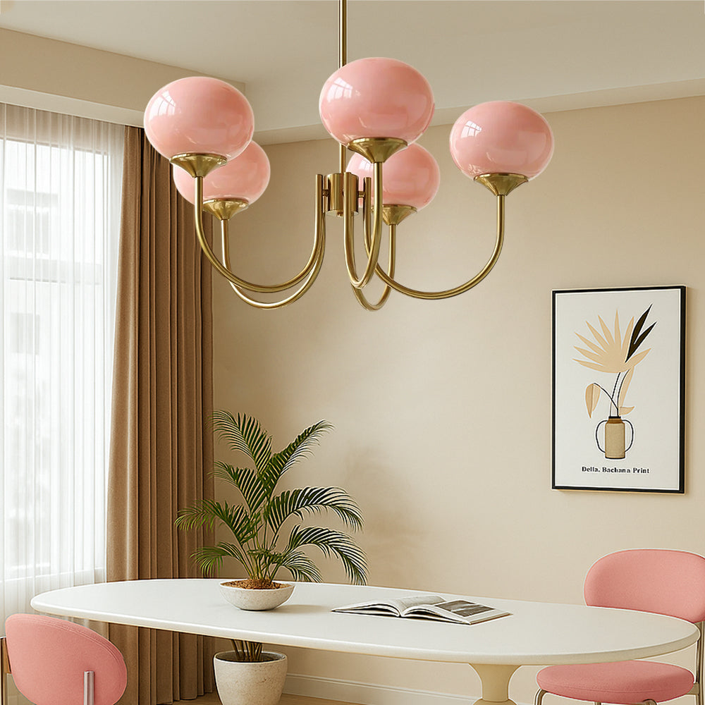 Timeless Marshmallow Chandelier with Sophisticated Elegance