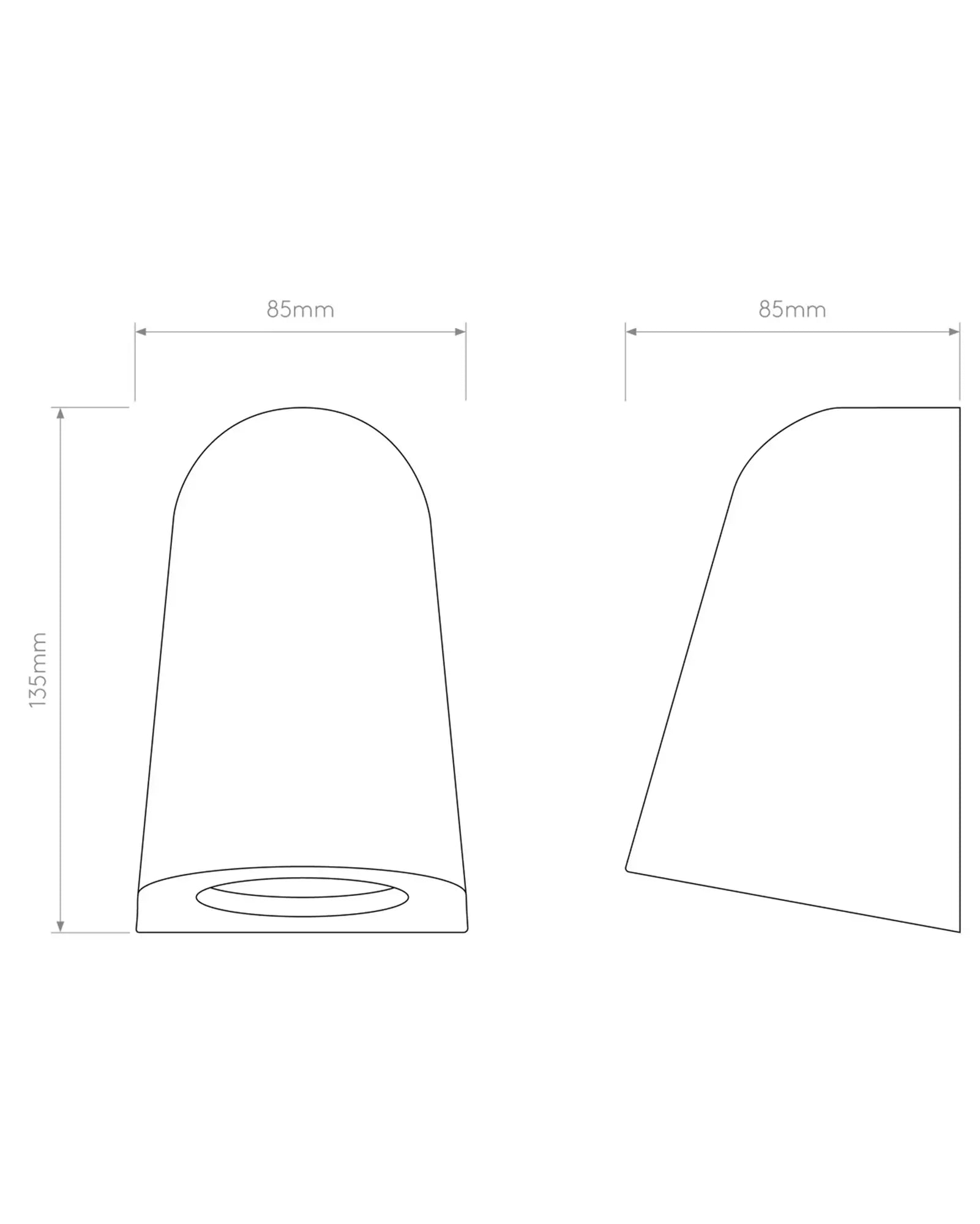 Outdoor Mast Wall Light