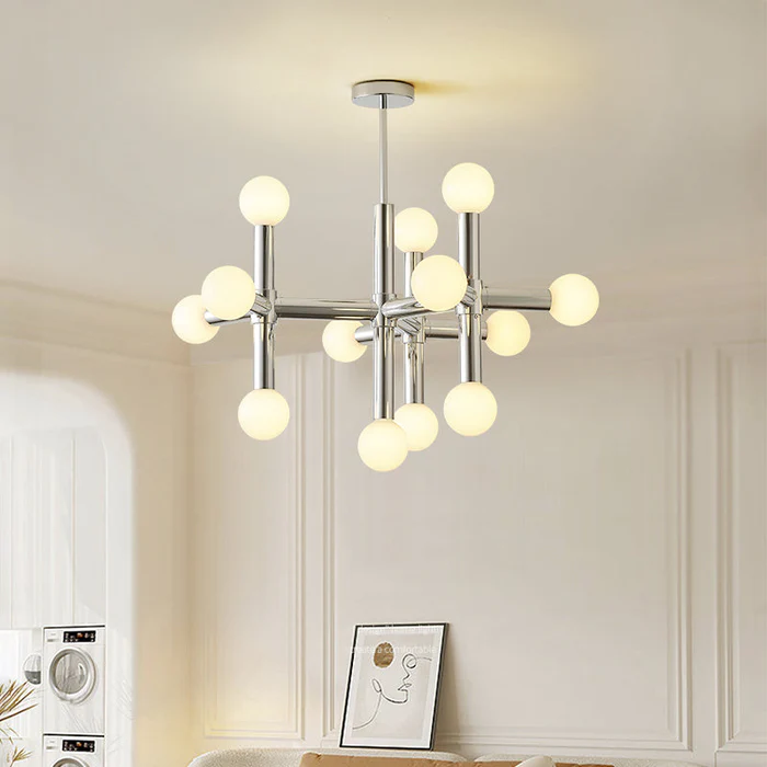 Artistic Metal Bauhaus Chandelier for Aesthetic Interiors