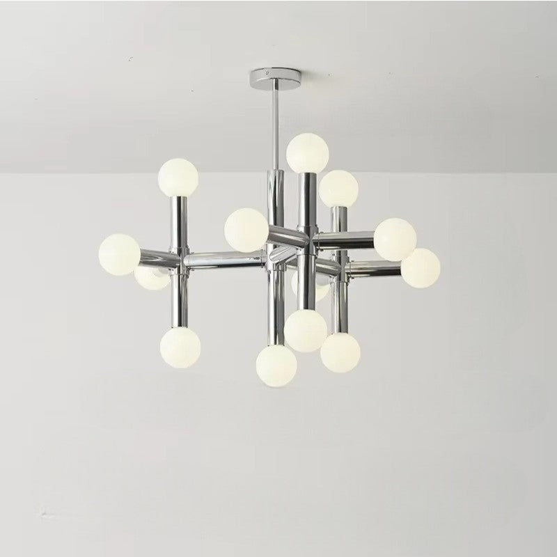 Artistic Metal Bauhaus Chandelier for Aesthetic Interiors