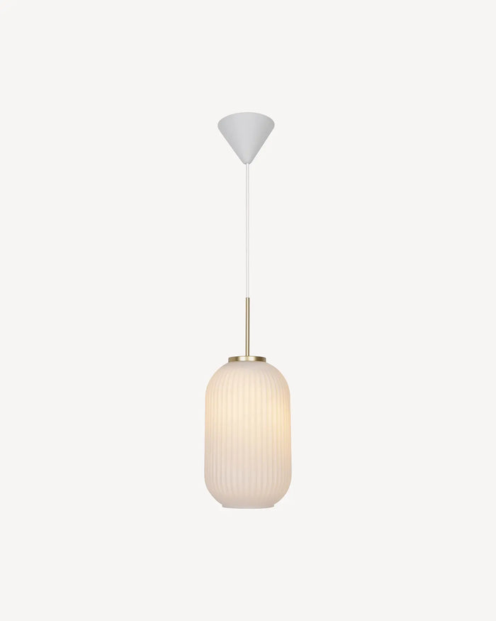 Milford Opal Glass Pendant Light
