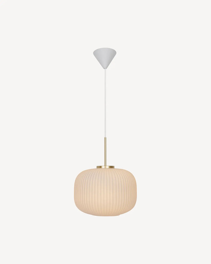 Milford Opal Glass Pendant Light