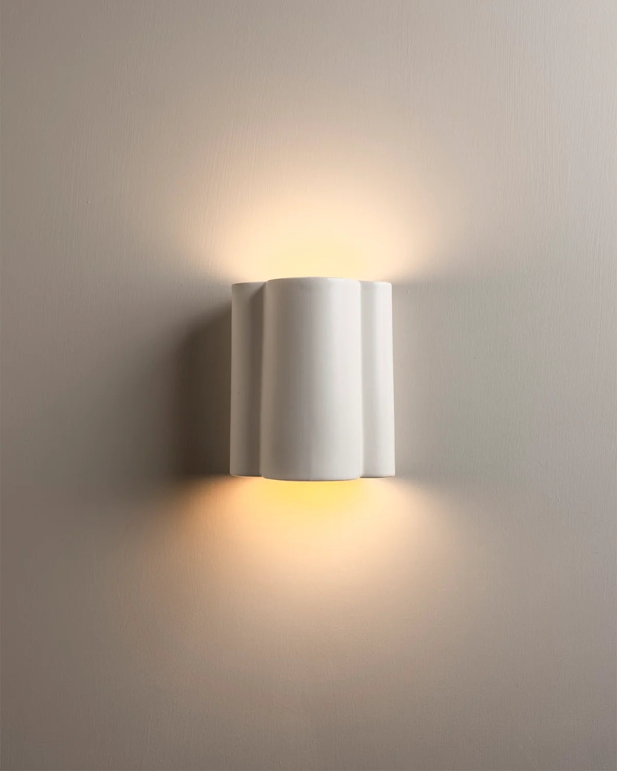 Sculpted Ceramic Wall Light