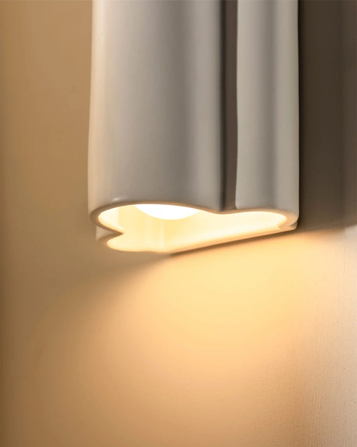 Sculpted Ceramic Wall Light