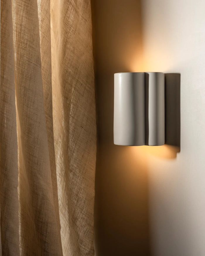 Sculpted Ceramic Wall Light