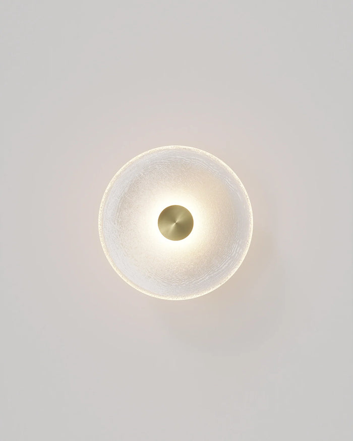 Frosted Glass Wall Light