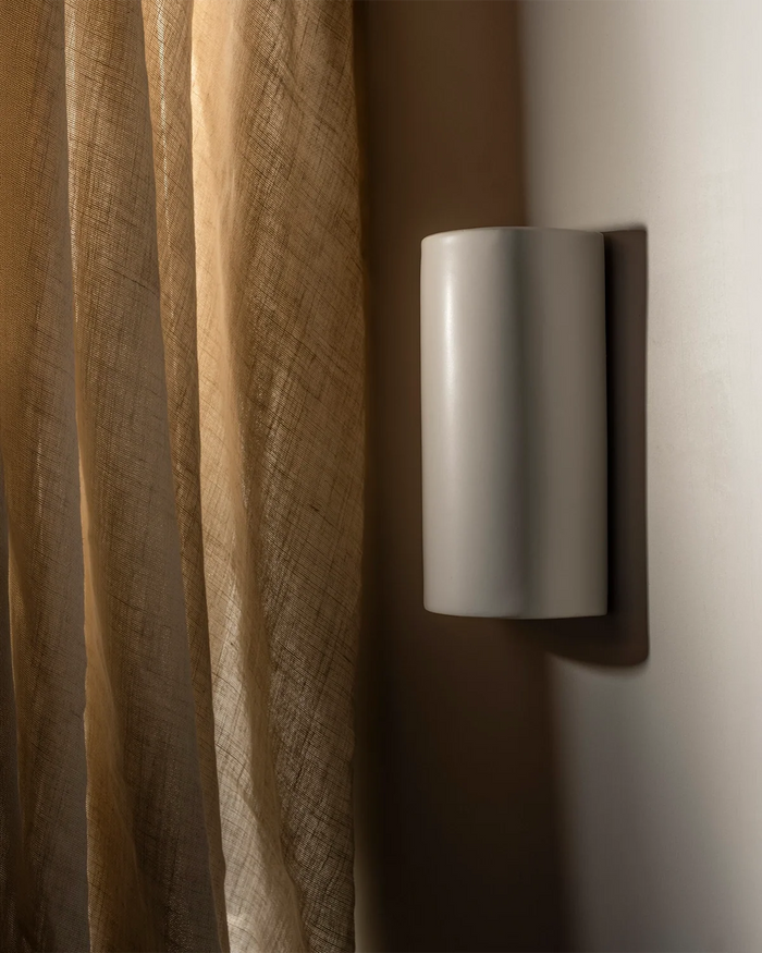 Ceramic Cylindrical Up & Down Wall Light