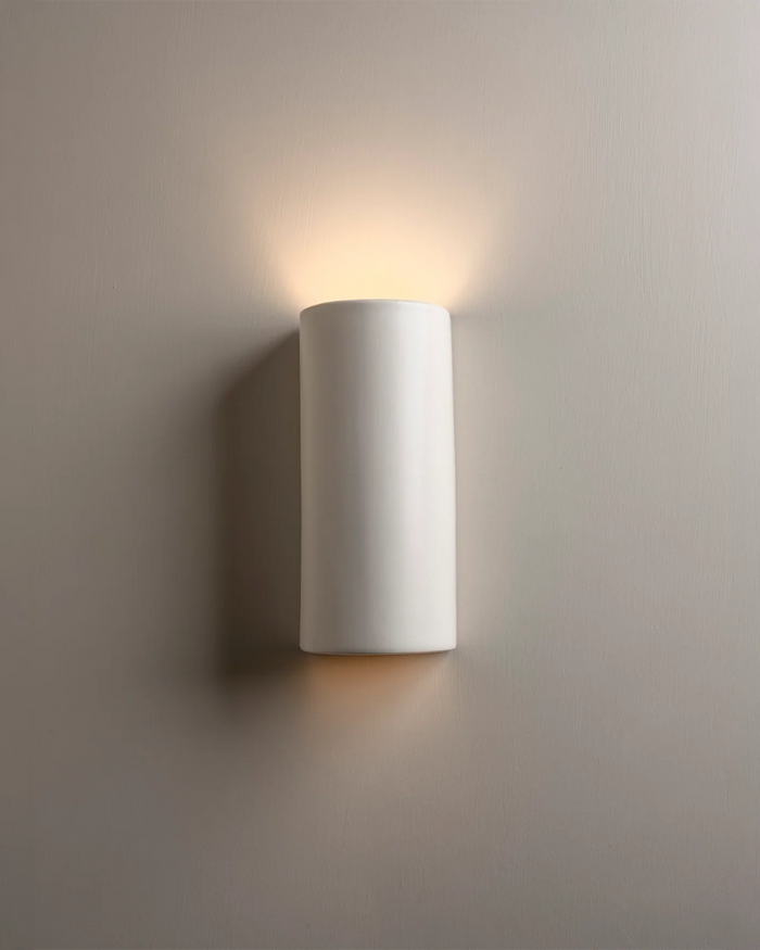 Ceramic Cylindrical Up & Down Wall Light