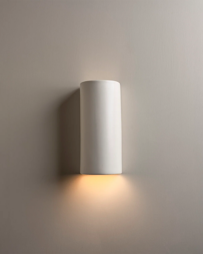 Ceramic Cylindrical Up & Down Wall Light