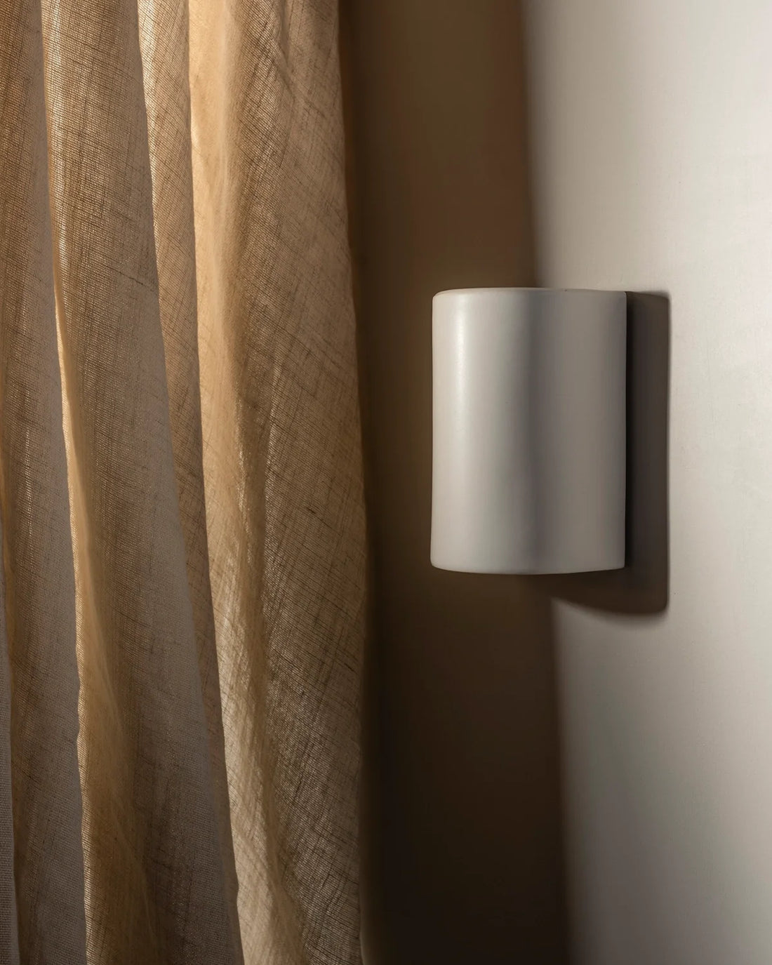 Ceramic Cylindrical Up & Down Wall Light