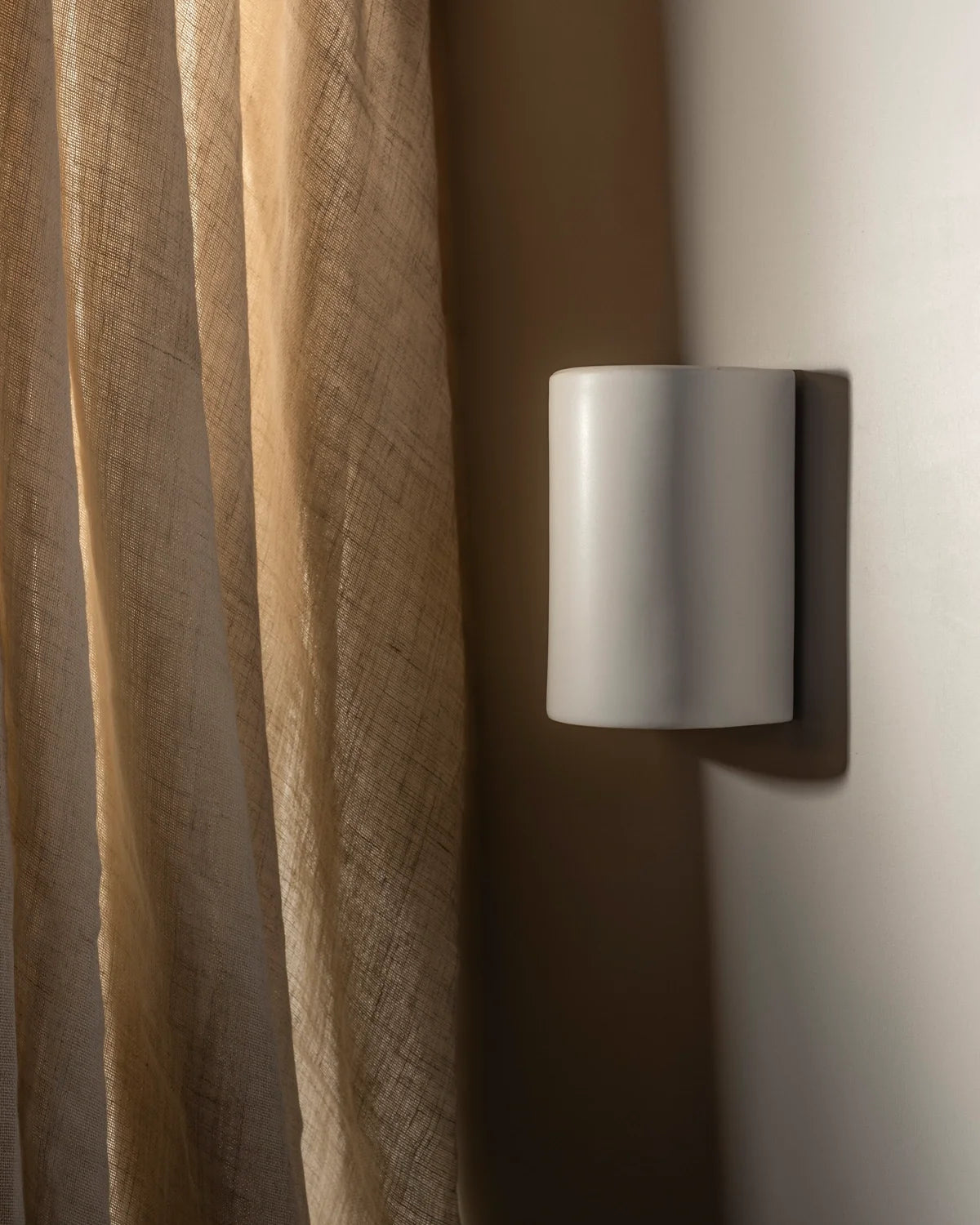 Ceramic Cylindrical Up & Down Wall Light