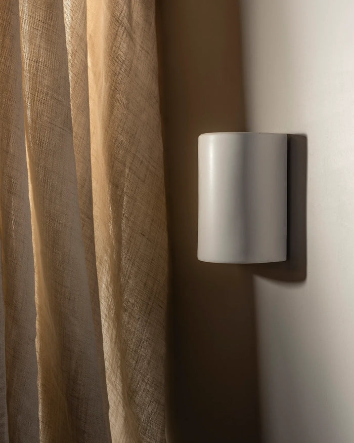 Ceramic Cylindrical Up & Down Wall Light