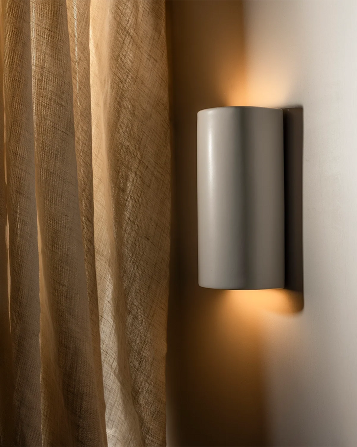 Ceramic Cylindrical Up & Down Wall Light