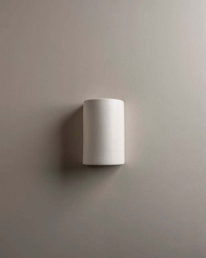 Ceramic Cylindrical Up & Down Wall Light