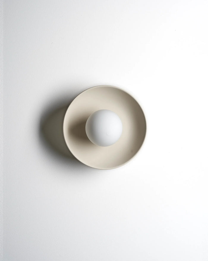 Contemporary Indoor Dish Wall Light
