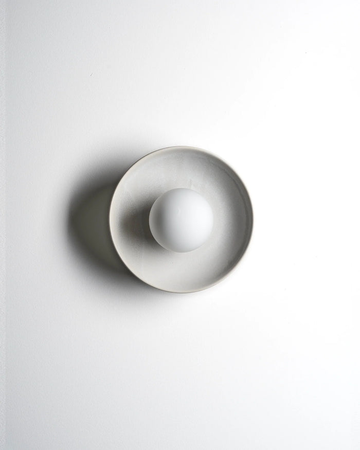 Contemporary Indoor Dish Wall Light