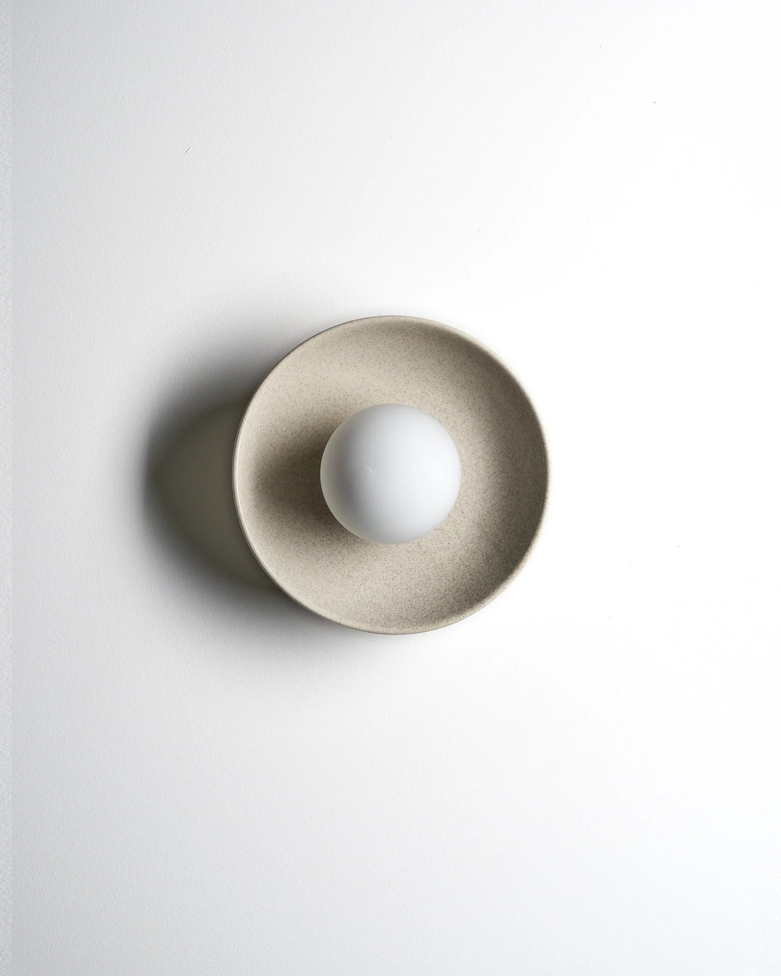 Contemporary Indoor Dish Wall Light