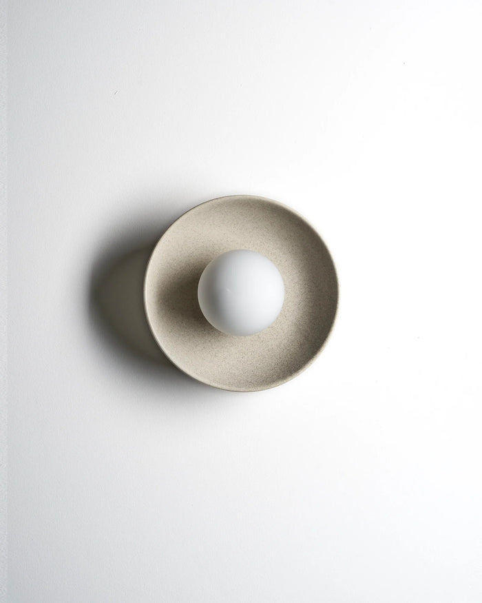 Contemporary Indoor Dish Wall Light