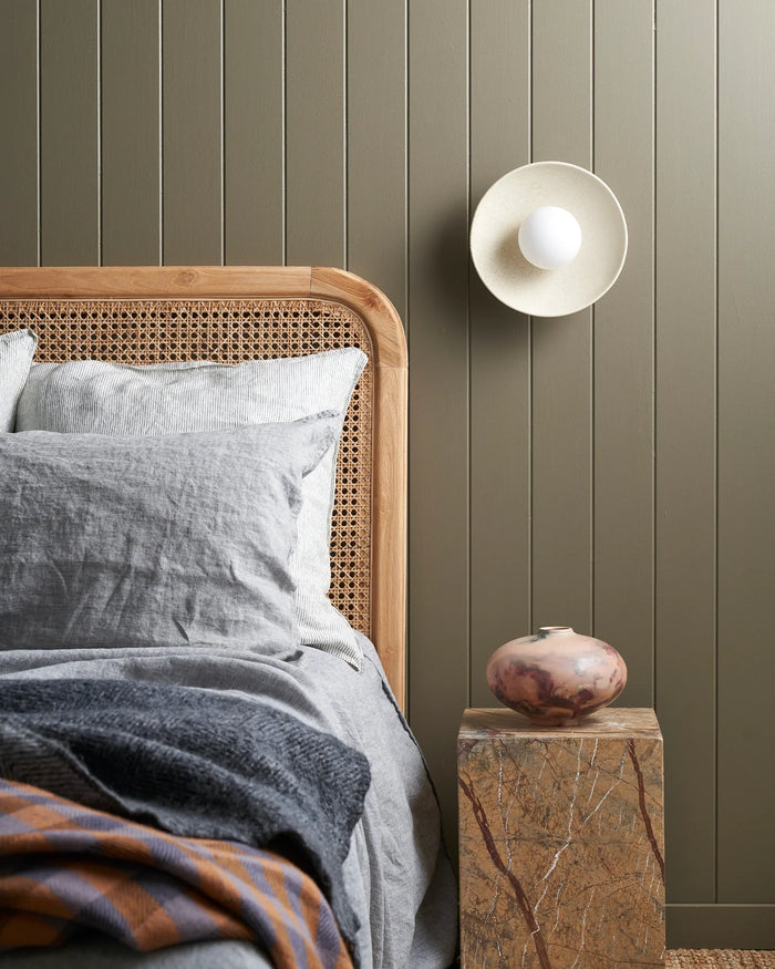 Contemporary Indoor Dish Wall Light