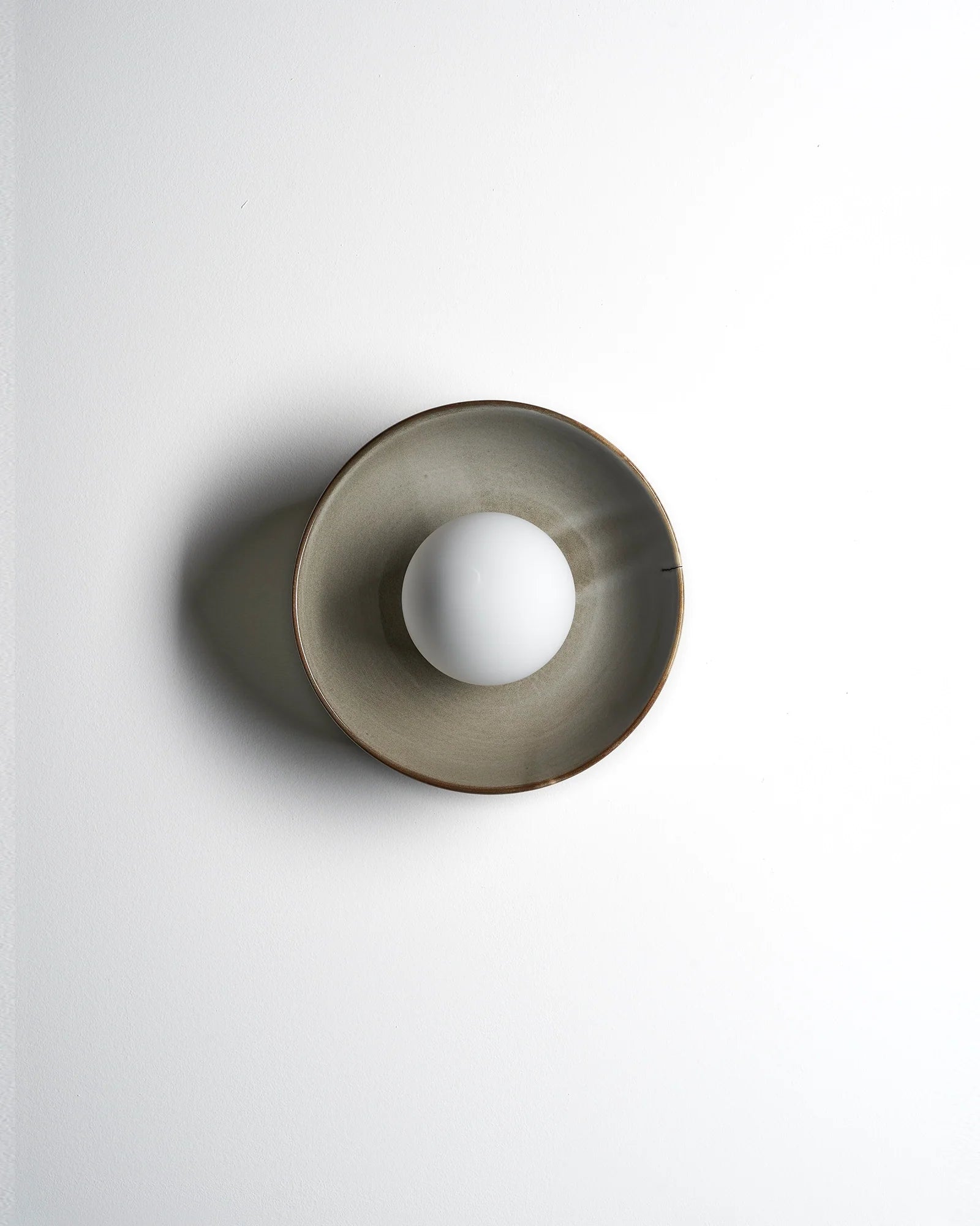 Contemporary Indoor Dish Wall Light