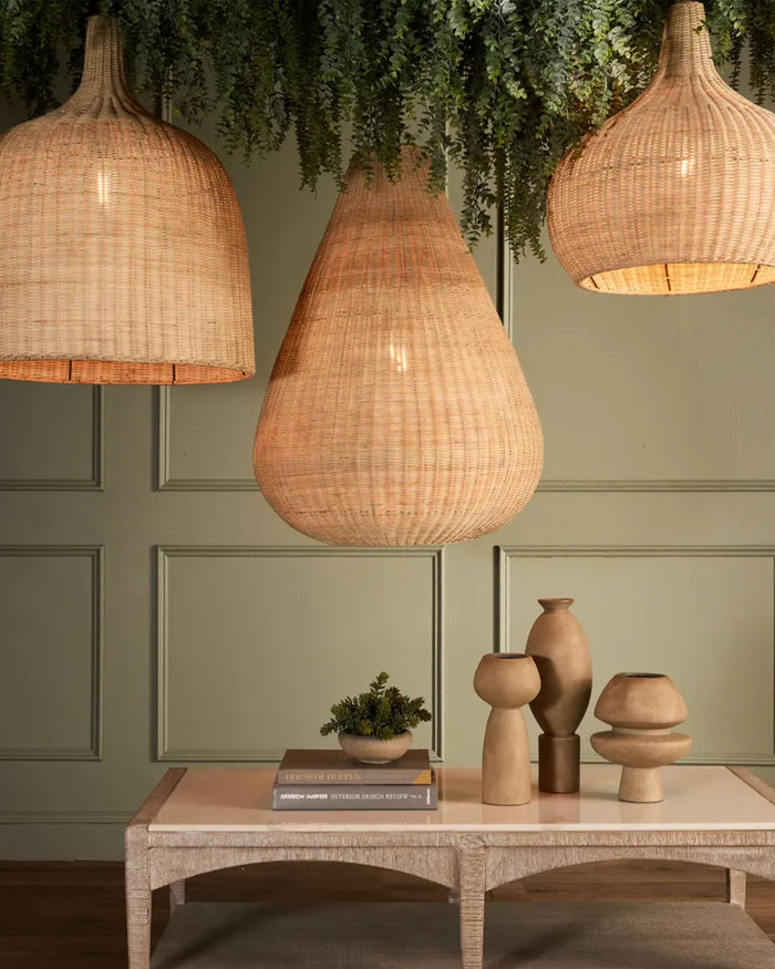 Willow Woven Rattan Pendant Light