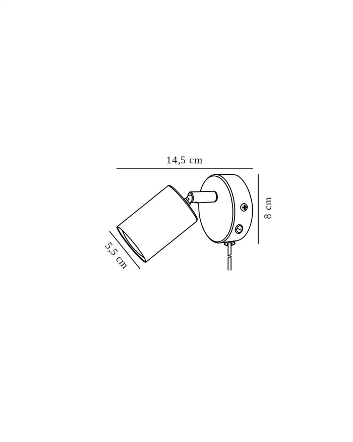 Adjustable Focus Wall Light