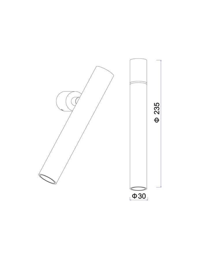 Adjustable Tube Wall Light
