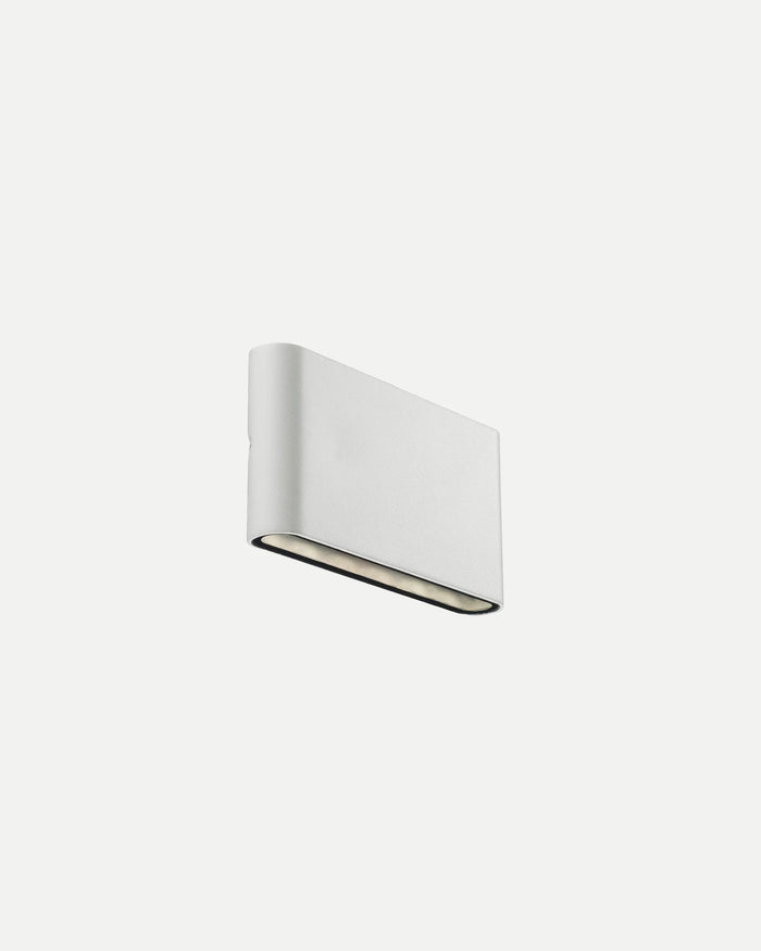 Wide Metal Outdoor Wall Light