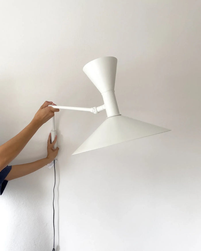 Adjustable Swing Arm Metal Wall Light
