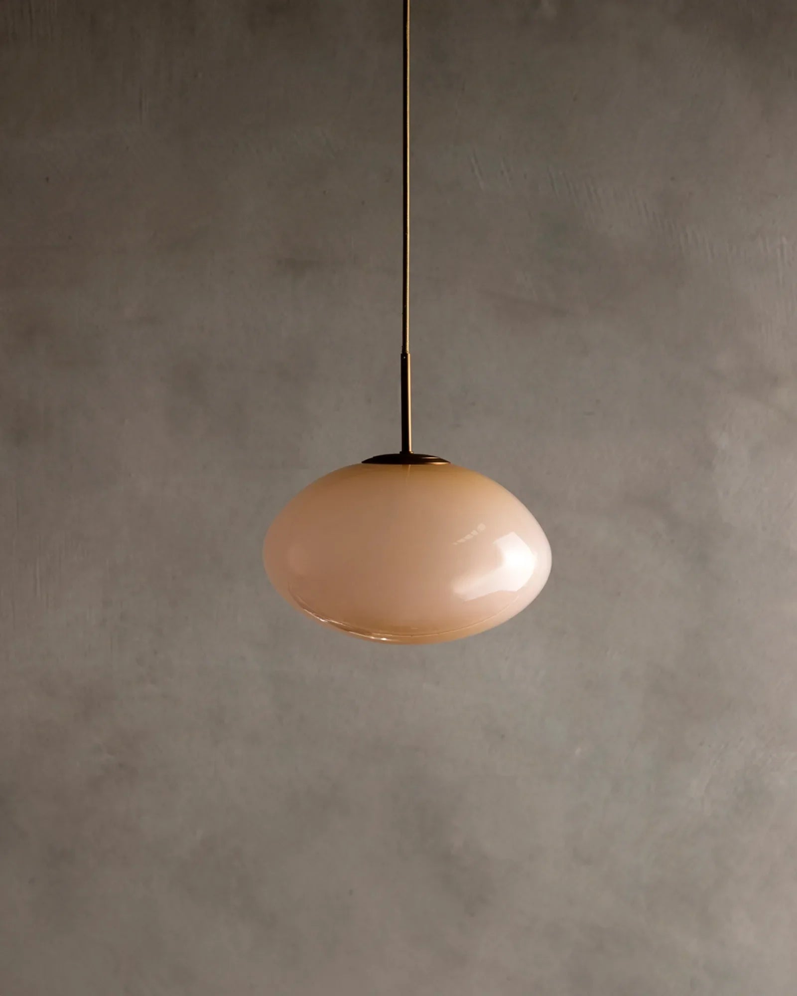 Oval Glass Pendant Light