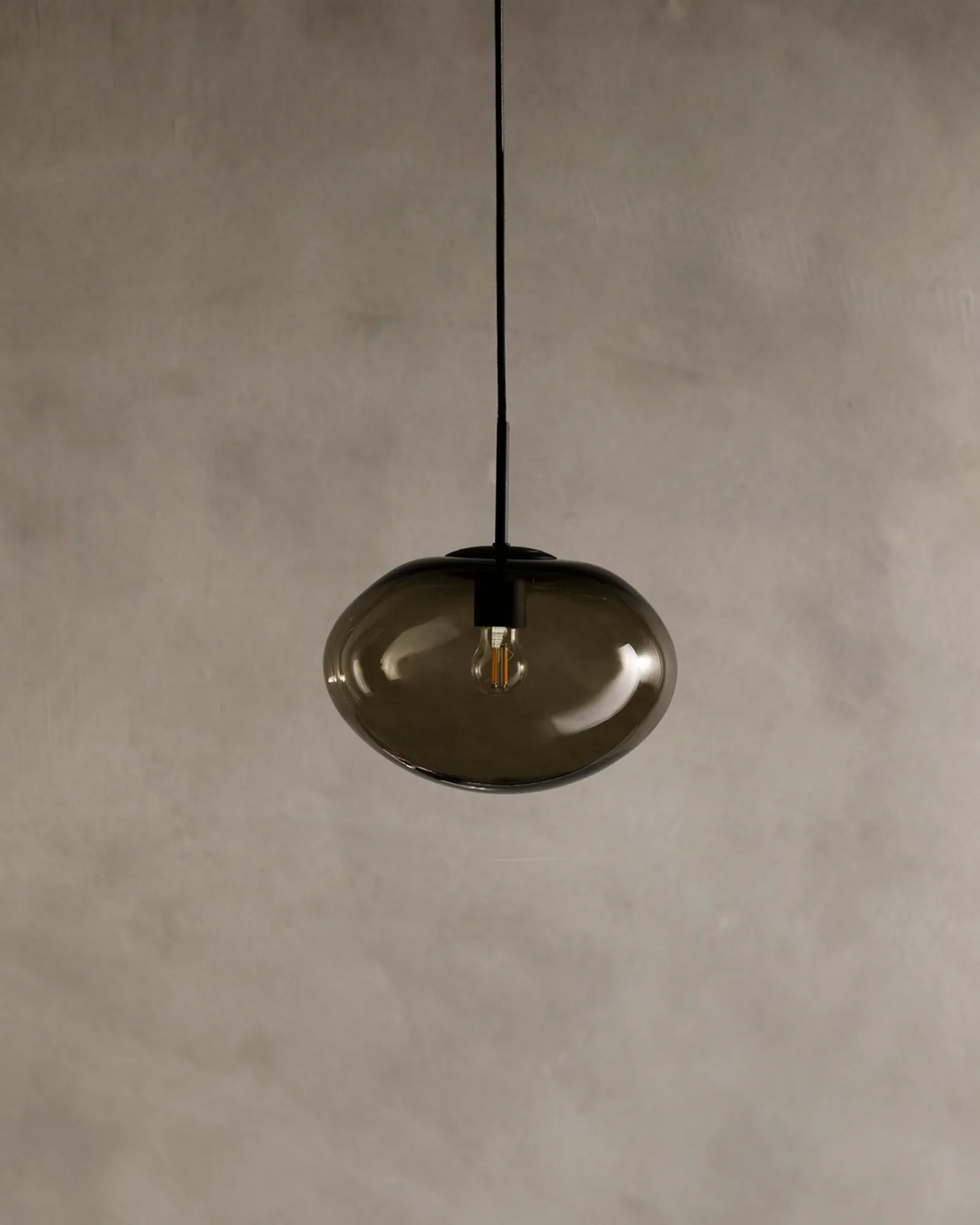 Oval Glass Pendant Light