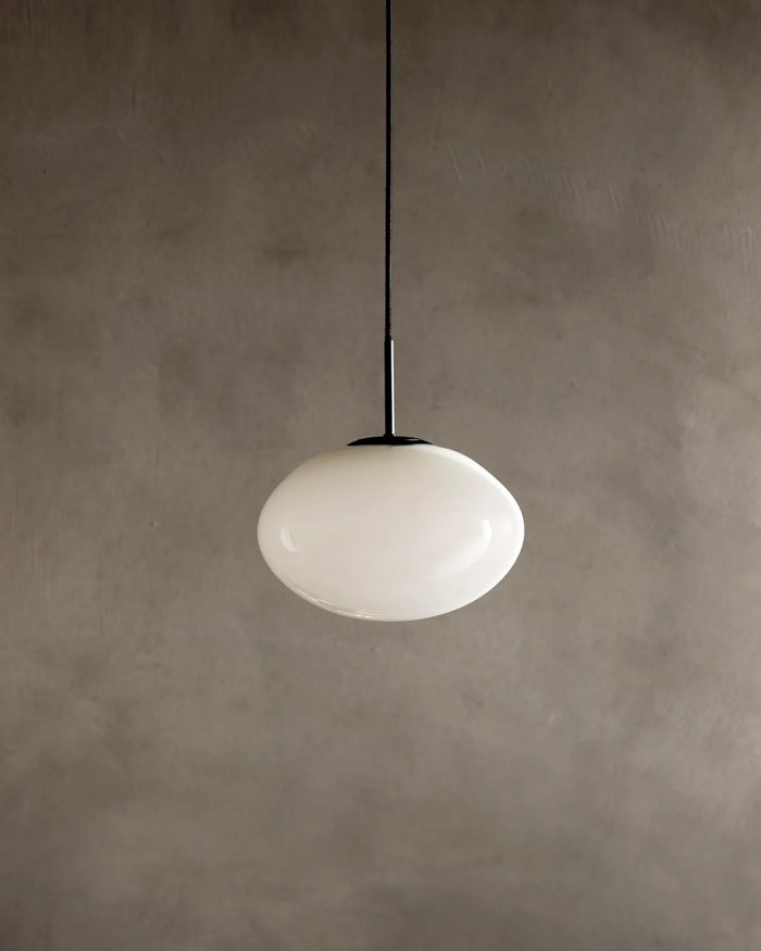 Oval Glass Pendant Light