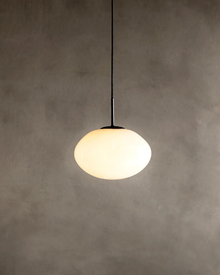 Oval Glass Pendant Light