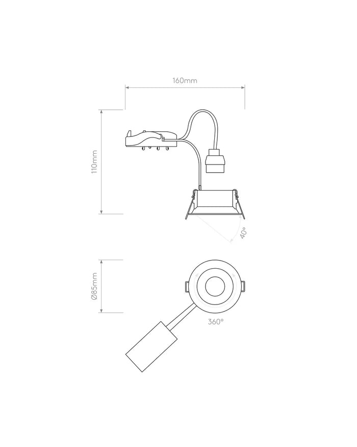 Adjustable Round LED Downlight